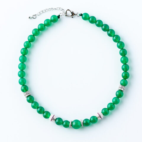 JADE DOG NECKLACE