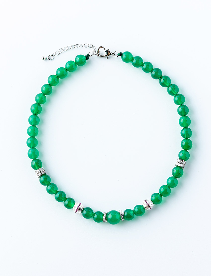 JADE DOG NECKLACE