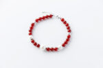 JADE DOG NECKLACE red