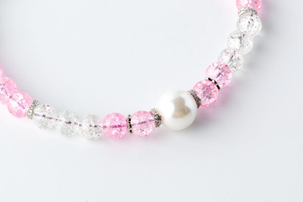 JADE DOG NECKLACE pink